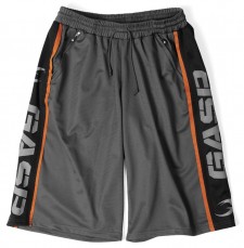 GASP Logo Mesh Shorts, Grey