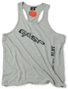 GASP Vintage T-Back, Greymelange