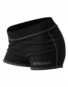 Better Bodies Soft Hotpants, Black