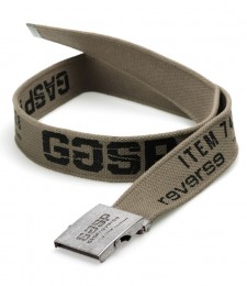 GASP Vintage Belt, Whashed Khaki