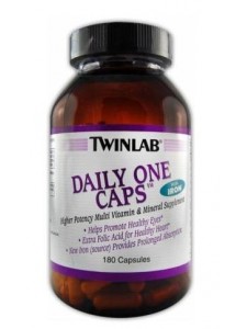 Twinlab Daily One Caps with Iron