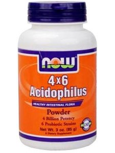 NOW Foods Acidophilus 4x6 Billion