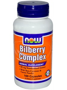 NOW Foods Bilberry complex 80 mg
