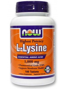 NOW Foods L-Lysine 1000 mg