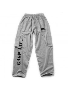 GASP Fleece Cargo Pant, Greymelange