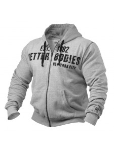 Better Bodies Graphic Hoodie, Greymelange