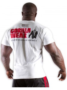 Gorilla Wear Classic Logo Tee, White