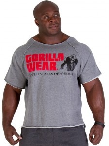 Gorilla Wear Classic Work Out Top, Grey