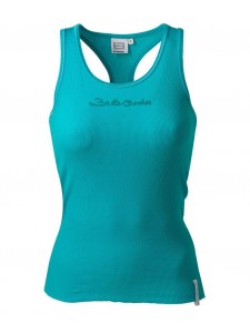 Better Bodies Energy Rib Tank, Aqua Blue