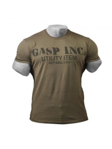 GASP Basic Utility Tee, Wash Green