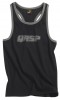 GASP Hardcore Rib Tank, Black