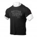 Better Bodies X-Print Tee, Black
