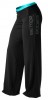 Better Bodies Relaxed Fit Pant, Black/Aqua