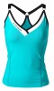 Better Bodies Core Deep V-Top, Aqua Blue