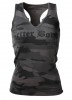 Better Bodies V-Neck Cut Rib Tank, Camoprint