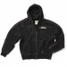 GASP Raw Fleece Hoodie, Black