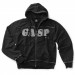 GASP Rough Hoodie, Black
