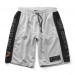 GASP №1 Mesh Shorts, White/Black