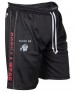 Gorilla Wear Functional Mesh Shorts, Black-Red
