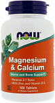 NOW Foods Magnesium & Calcium