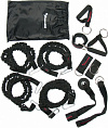 SportSteel Эспандер многофункциональный Resistance Band Kit набор из 4 жгутов в защитных кожухах