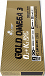 Olimp Gold Omega 3 D3+K2 Sport Edition